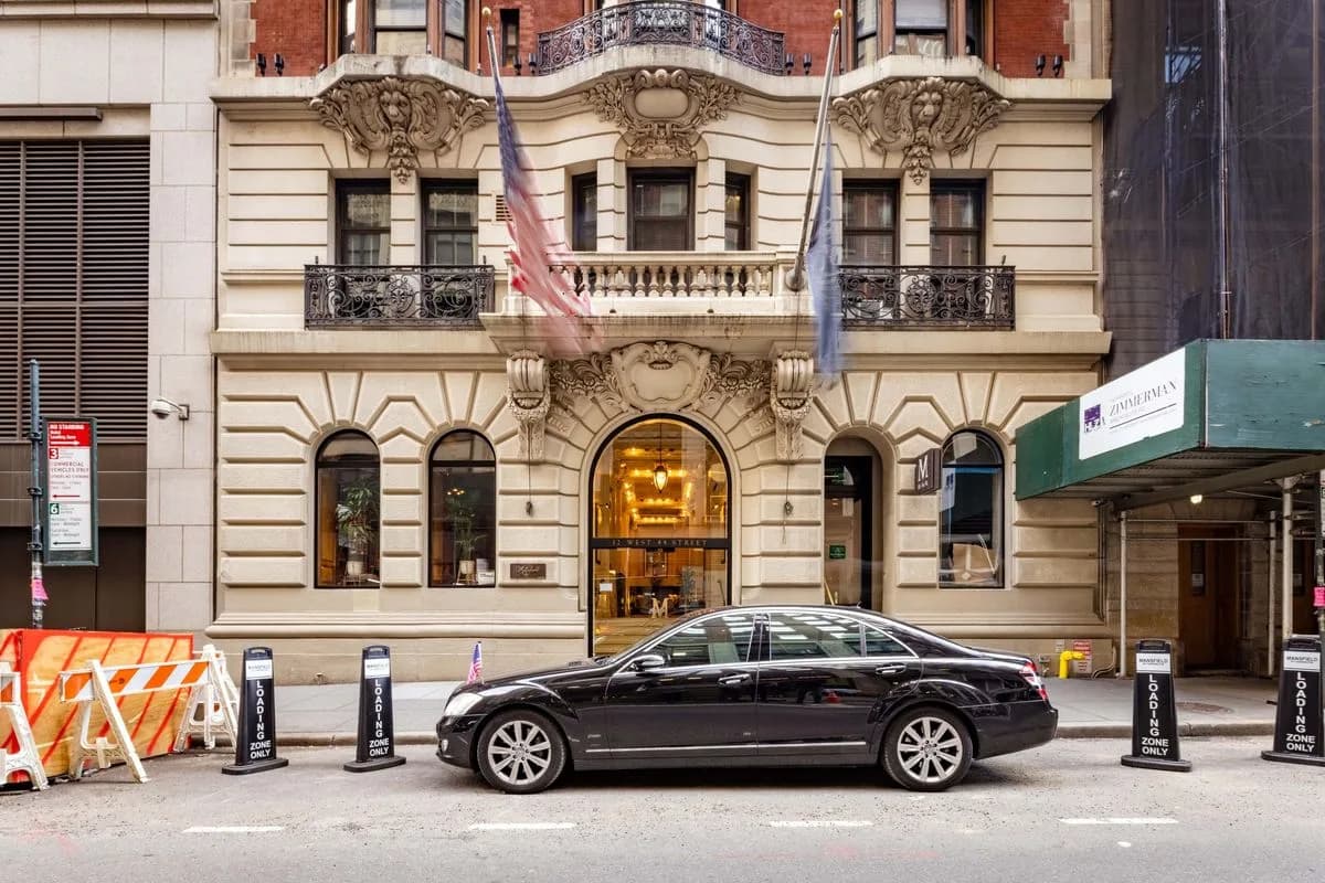 The Mansfield facade on West 44th Street